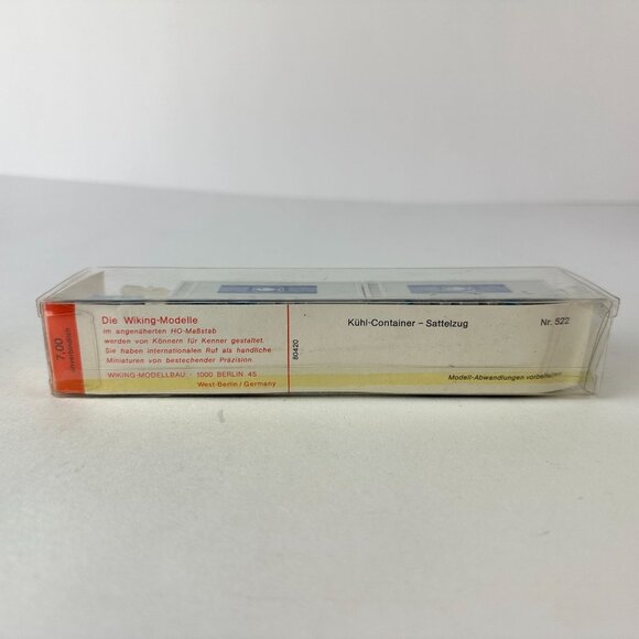 Vintage Wiking Kühl-Container Sattelzug No. 522 Model Truck - Picture 5 of 5